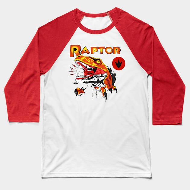 Enid's Raptor Shirt Baseball T-Shirt by Viper Vintage